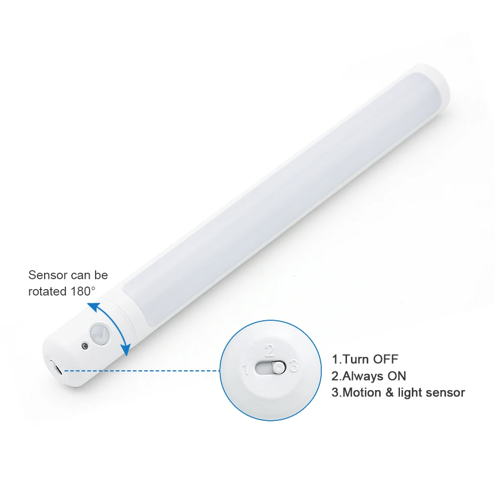 2 шт. движения PIR Сенсор под кабинет света 25 светодиодный s USB Перезаряжаемые Магнитный светодиодный ночной Светильник для шкаф для прихожей Лестницы вешалка для одежды