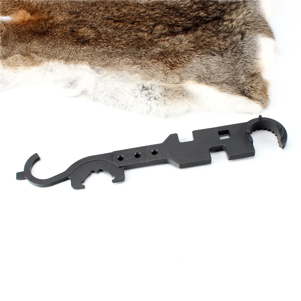 AR15 Combo Wrench Tool includes Castle Nut Wrench Barrel Nut Wrench Buttstock Tube Tool Muzzle Brake Flash Hider Handguard Tool (4)