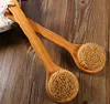 Long Handle Wooden Bath Shower Body Back Brush Spa Scrubber Soap Cleaner Exfoliating Bathroom Tools -5 1