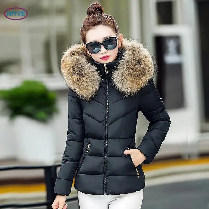 Женское пальто NFIVE с длинным рукавом и капюшоном на молнии|collar coat|winter newkorean winter |
