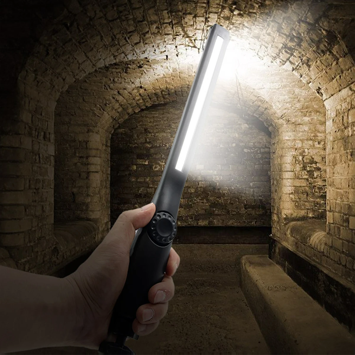 

Portable LED Work Light USB Rechargeable COB Flashlight Torch Magnetic COB Lanterna Hook Hanging Lamp For Car Repair Camping