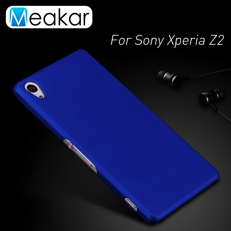 Матовая Пластик Coque 5.2For sony Xperia Z2 чехол для sony Xperia Z2 Z 2 D6503 D6502 D6543 телефона чехол-лента на заднюю панель