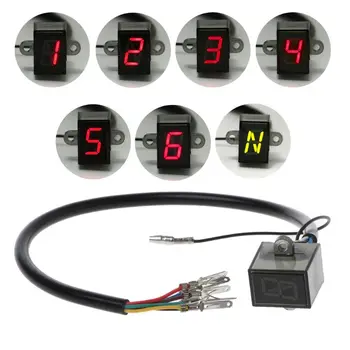 

6-Speed Display Motor Gear Indicator Digital Waterproof Indication Universal Off-Road Motocross Light Neutral Spare Parts For Mo
