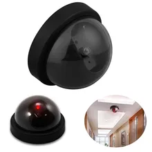 Высокая имитация манекена поддельная купольная камера мигающий красный светодиодный светильник для дома наружного видеонаблюдения безопасности Камара CCTV аксессуары
