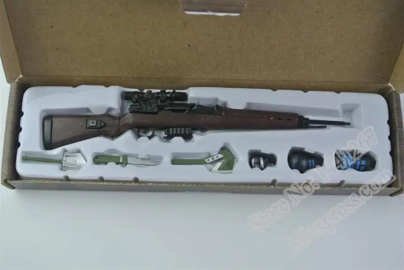 6 шт. 4D готовая продукция оружие Второй мировой войны 38 винтовка SVT RPG G43 98K с