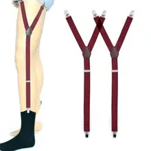 Для мужчин рубашка Нескользящие Рубашка клип красное вино 2,5 точка подвязки