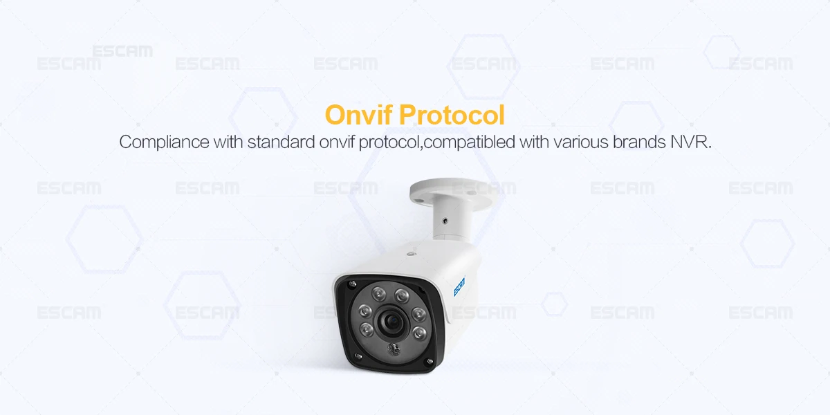 Новейшая ESCAM QH002 HD 2MP IP камера ONVIF H.265 P2P наружная Водонепроницаемая ИК-камера с функцией интеллектуального анализа наблюдения