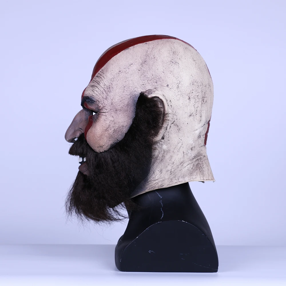 2018 Game God of War Kratos Leviathan Mask Cosplay Kratos Weapon Helmet Halloween Props (5)