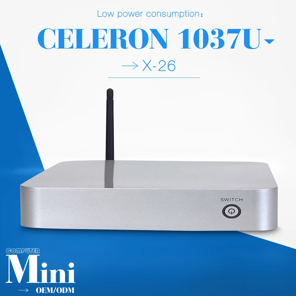 Highest cost effective! C1037u embedded pc desktop machine latest desktop computers support hd video mini pcs thin client