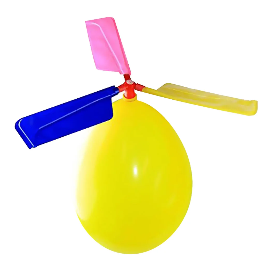 Classic Sound Balloon Helicopter UFO Kids Toy Aircraft Helicopter Party Filler Flying Outdoor Toy Gifts For Children Babies   
