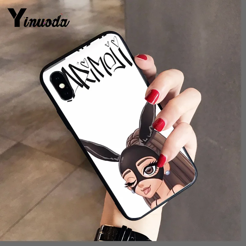 Yinuoda Thank U Next Ariana Grande Красочный милый чехол для телефона для iPhone 8 7 6 6S 6Plus 5 5S SE XR X XS MAX Coque Shell - Цвет: A6