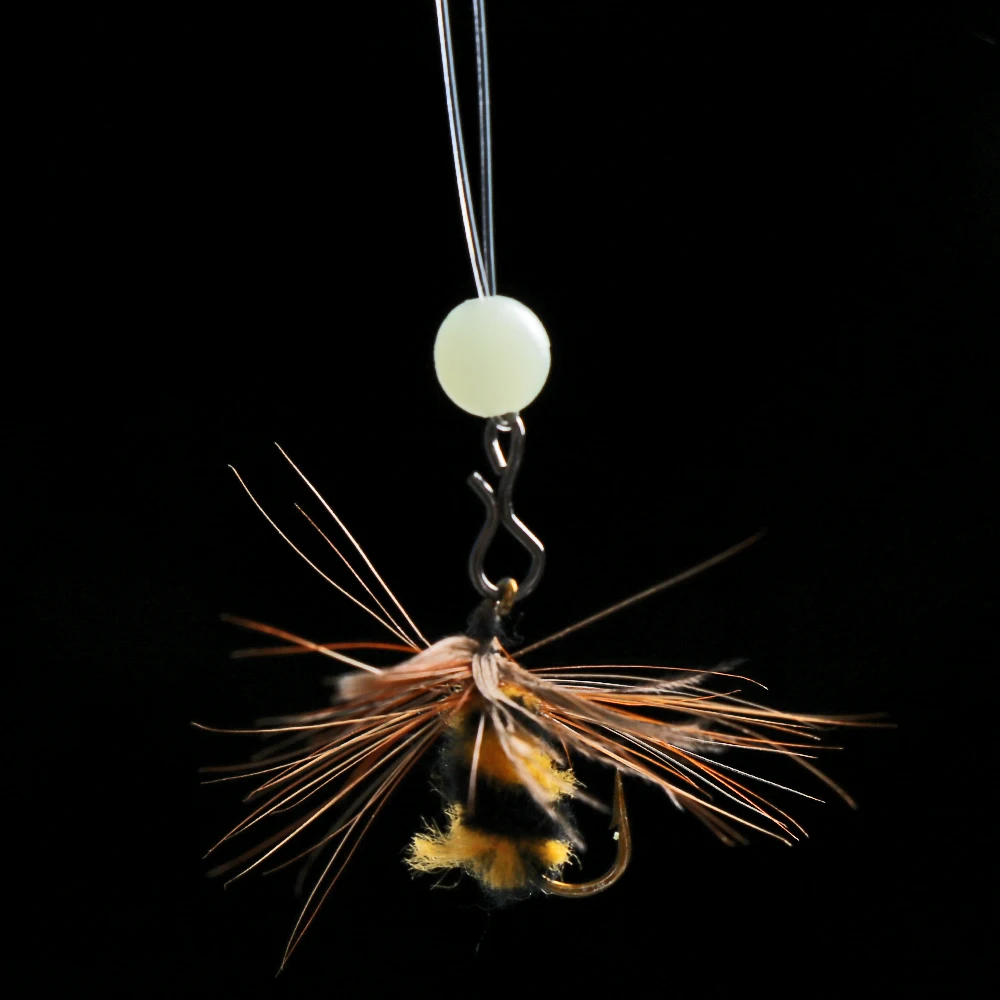 Fishing Accessories 100Pcs/Bag 4/5/6/8mm Fishing Floats Beads Glowing Balls Buoy Luminous Light Night Sea
