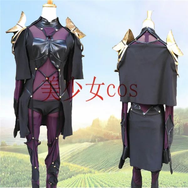 Аниме Fate/Grand Order Scathach соблазнительный костюм для косплея Высококачественная Черная униформа для косплея s m l Размер