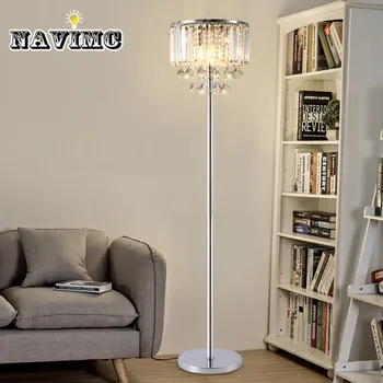 

Crystal floor lamp simple modern personality creative household led crystal lamp living room bedroom floor lamp