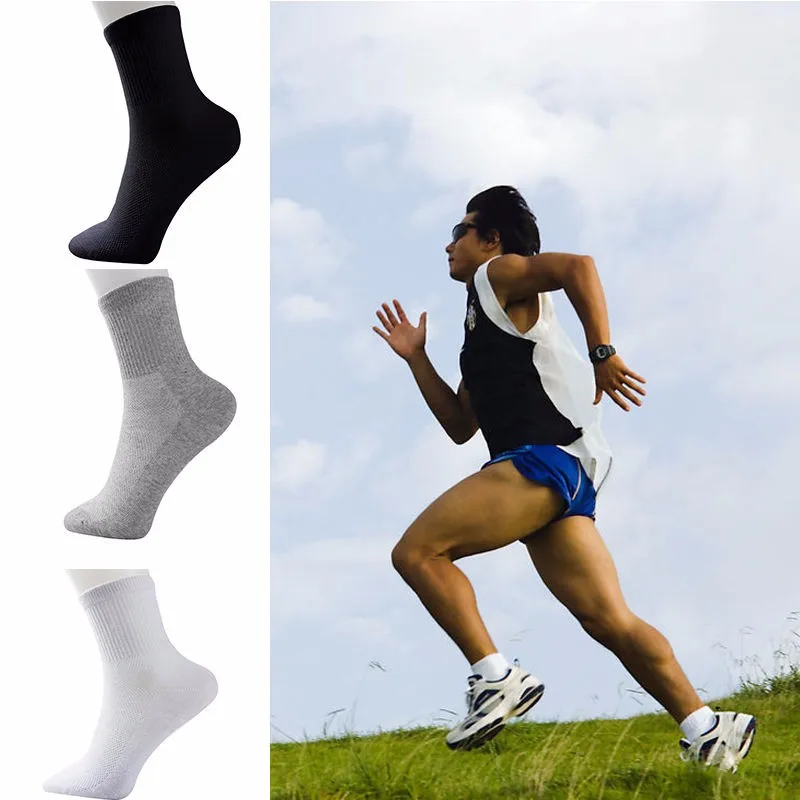 5 Pairs Men Sock Soft Cotton Comfortable Practical Sport Sock Running