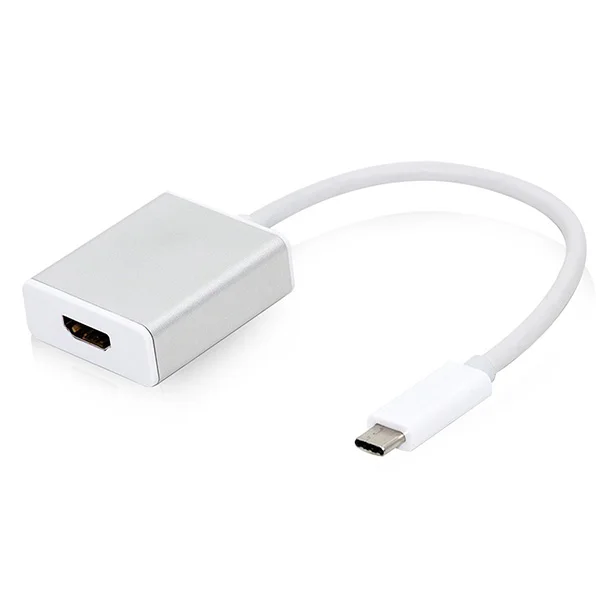 Конвертер usb type C 3,1 USB C type-USB 3,0/HDMI/type-C Женский адаптер зарядного устройства для Apple Macbook и Google Chromebook Pixel - Цвет: silver single