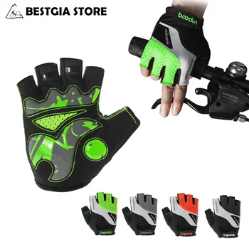 

Boodun Summer Half Finger Cycling Gloves Gel Bike Gloves Men Women Sports Gloves Road MTB Bicycle Gloves Guantes Ciclismo 4Color