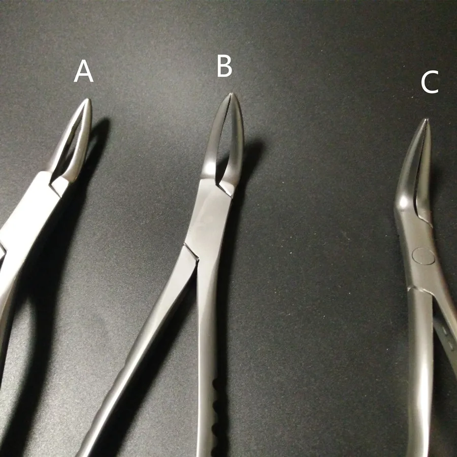 

1Pcs Dental for root fragment minimally invasive tooth extraction forcep toothdental instrument Curved