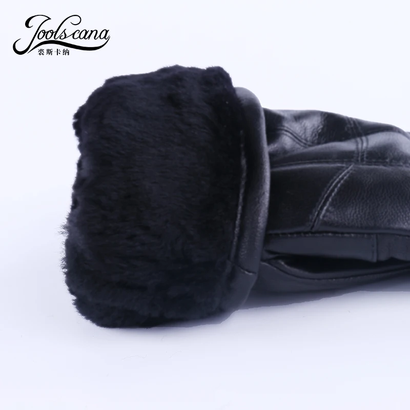 Joolscana перчатки из натуральной кожи для мужчин подкладка толстые перчатки из натурального меха зимние перчатки очень теплые хороший подарок Тактический Регулируемый