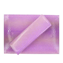 Новинка года 1 шт. из мягкой искусственной кожи под змеиную кожу рук владельца Подушки отдых Маникюр Макияж косметический Инструменты с рук Pad SE13