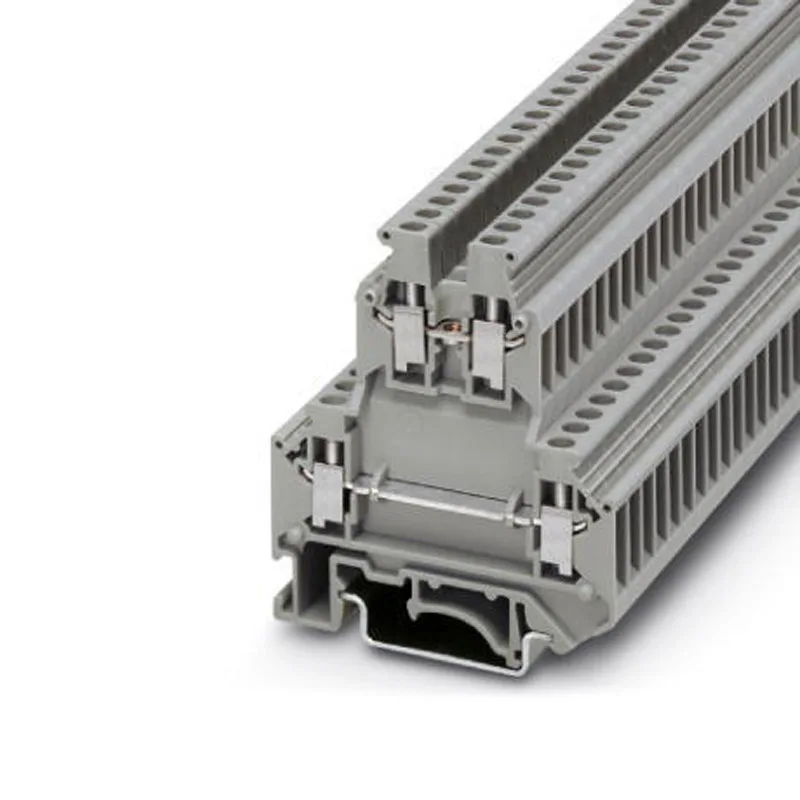 

100pcs/lot UKK3 double terminal double lugs of flame retardant materials Connector Wire Cable Terminal Blocks