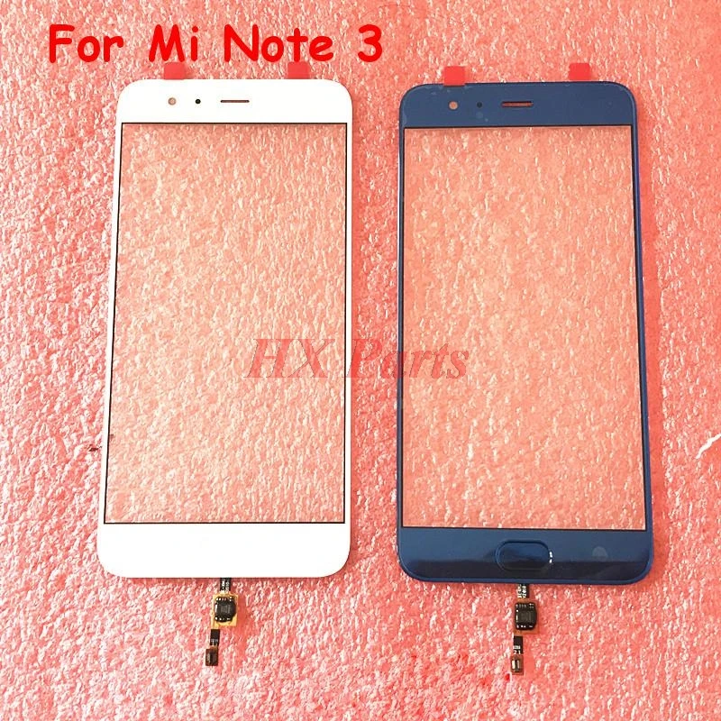 

For Xiaomi Mi Note 3 Note3 Outer Glass With Fingerprint Sensor Replacement LCD/Touch Screen Front Glass Lens Cover Repair Parts