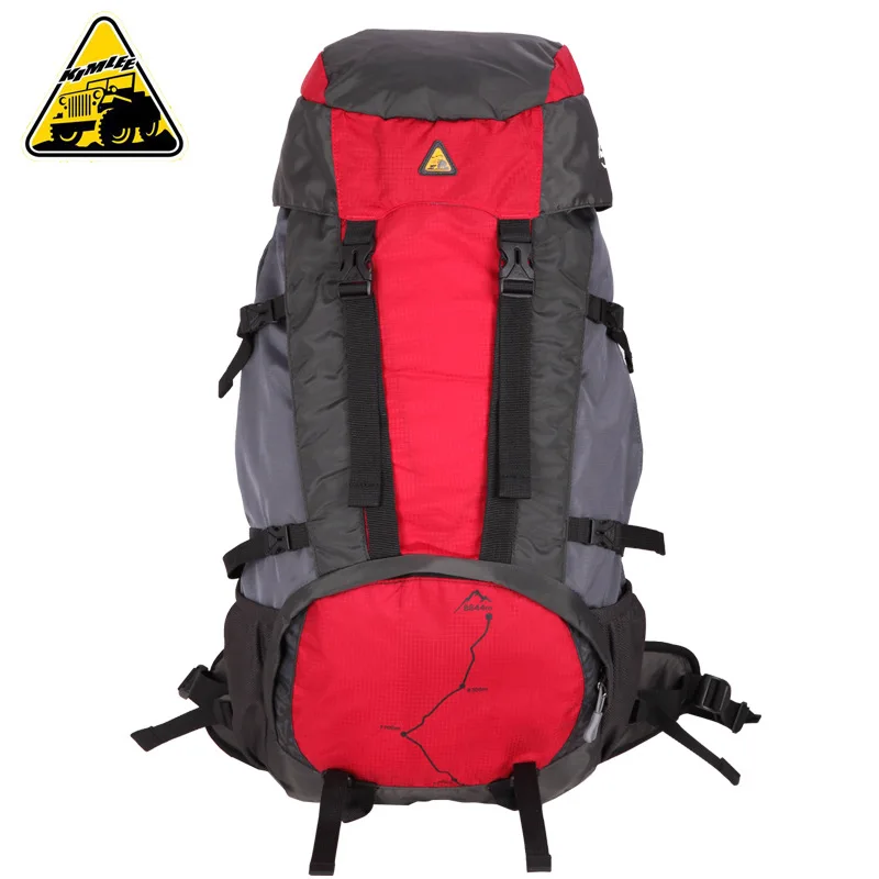 Kimlee Outdoor Gear Backpack 50L Large Capacity Hiking Sports Package