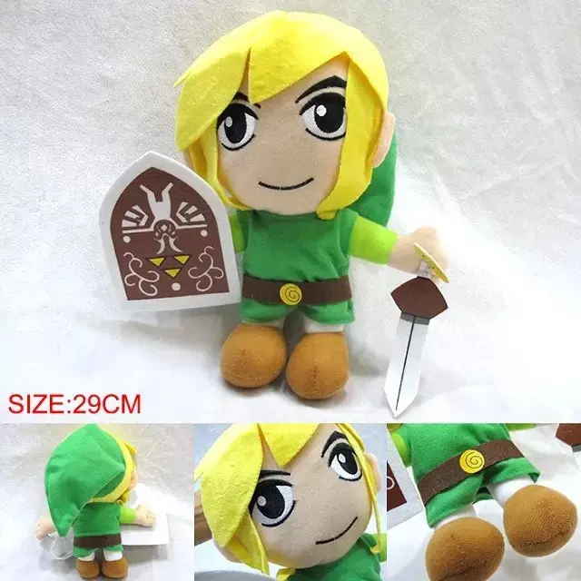 

12" 29cm The Legend of Zelda Plush Skyward Sword Link Plush Toy Doll Soft Stuffed Toys Gifts Free Shipping