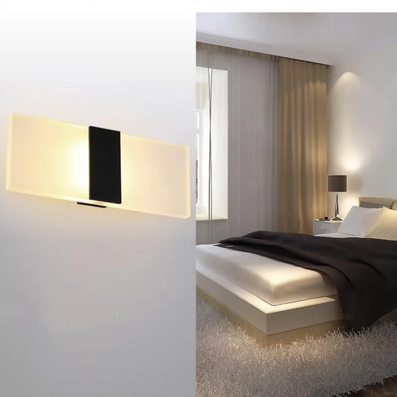 6w Led Wall Lamp Modern minimalist Sconce Stair Light Fixture Living Room Bedroom Bed Bedside Indoor Lighting Home Hallway Loft (12)