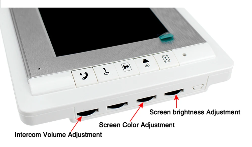 Проводной Домашний 7 ''видео домофон комплект 2 цвета монитор экраны 1 RFID доступ ночного видения камера с электрическим замком