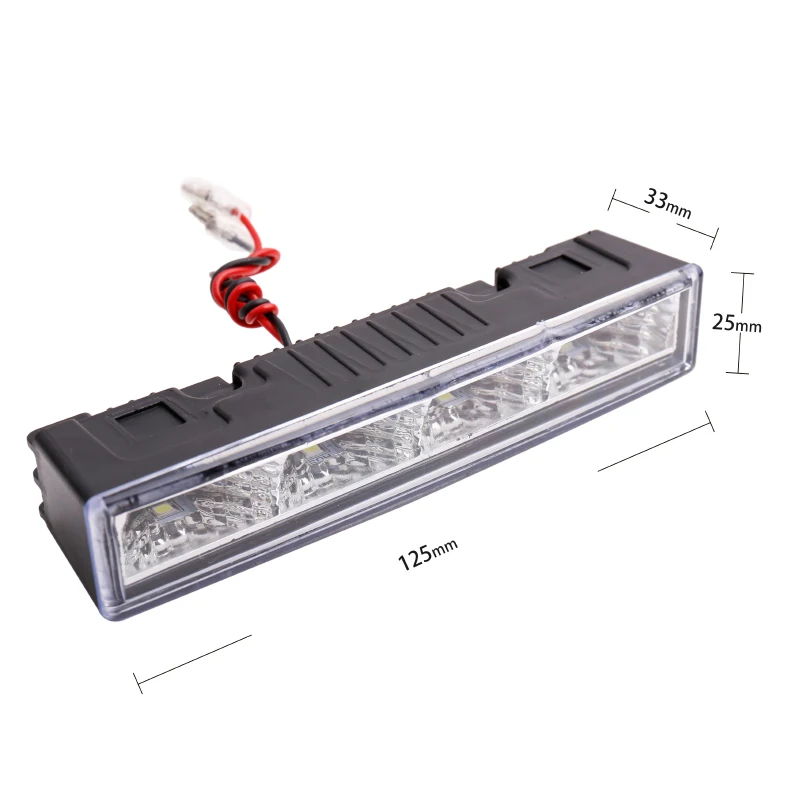 2 шт. DRL Светодиодный дневной ходовой светильник водонепроницаемый Универсальный DRL Комплект Дневной светильник автомобильный светильник внешний светильник белый 12 В