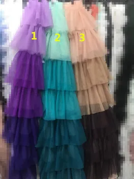 

nice looking feather embroidery tulle mesh lace fabric DiuDiu-4.2207 with good quality for party dress