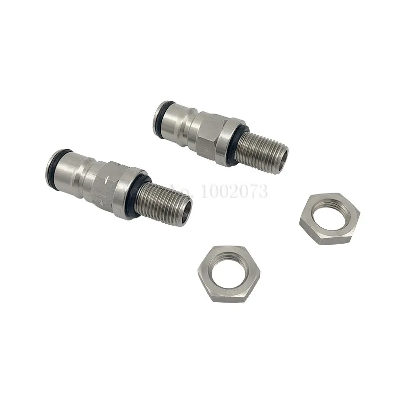 

home brewing ball lock post with 1/4inch Bulkhead gas and liquid for homebrew beer cornelius keg replacement
