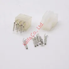 20 conjuntos de 6 pinos/way 4.2mm agulha curvada 5557 e 5569 terminais do fio conector elétrico para pcb/cpu/carro/motocicleta