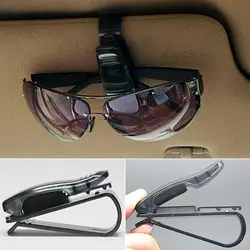 Новые модные черные авто козырек автомобиля очки солнцезащитные очки билетов держатель для карт клип