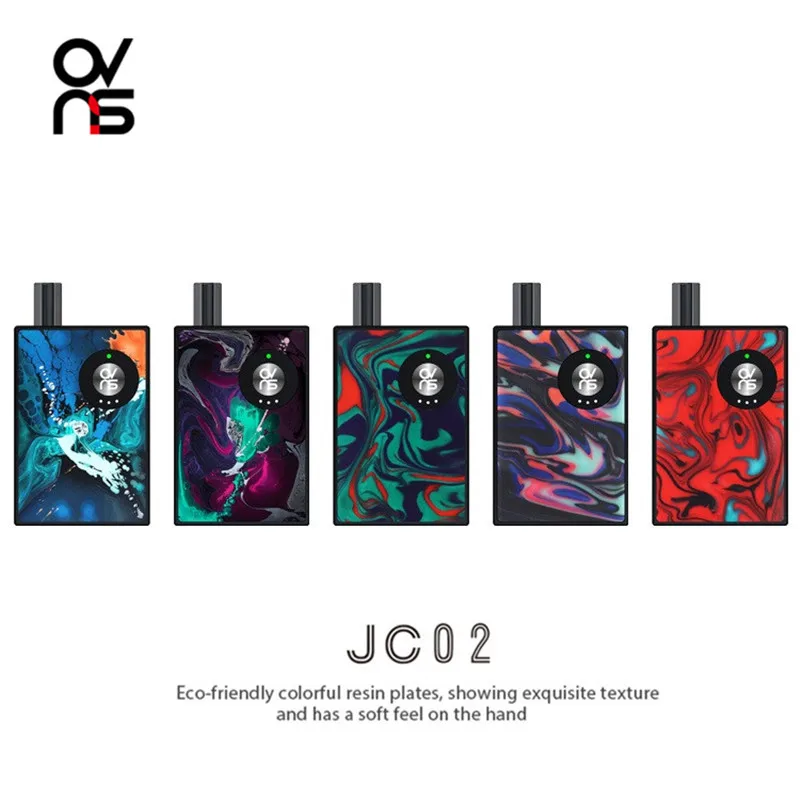 Pod Vape комплект OVNS JC02 электронная сигарета испаритель 650 мАч батарея 1.2ohm керамические катушки 1 мл картридж Vaper vs Orion Q Pod Комплект