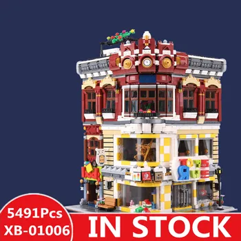 

XINGBAO 01006 5491Pcs Genuine Creative MOC City Series The Toys and Bookstore Set Children Building Blocks Bricks Toy Model Gif