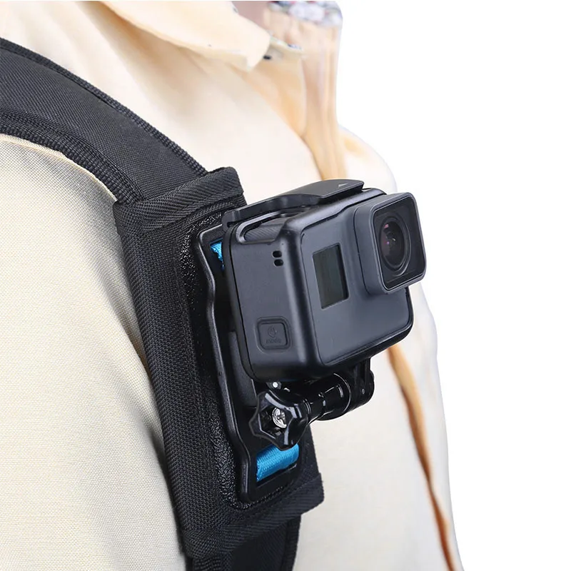 

Universal Quick Release Strap Shoulder Backpack Mount Adjustable Bracket Stand for GoPro Hero 7 6 5 4 3+ SJCAM EKEN Xiaomi YI 4k