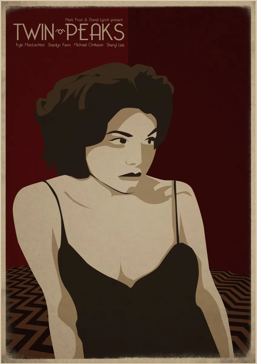 Постеры TWIN PEAKS прозрачные настенные наклейки с изображением украшение для дома