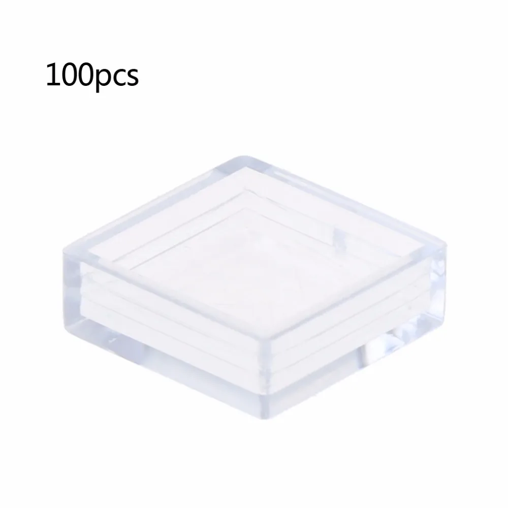 

100Pcs Clear Plastic Pushbutton Switch Tact Button Caps Keycaps Covers Protector
