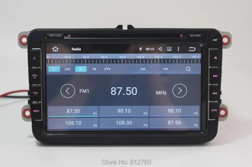 Top Octa Core 1024*600 Android 8.1 Car DVD GPS For VW Volkswagen Jetta T5 transporter EOS polo SEAT Leon Altea Passat Tiguan Touran 16