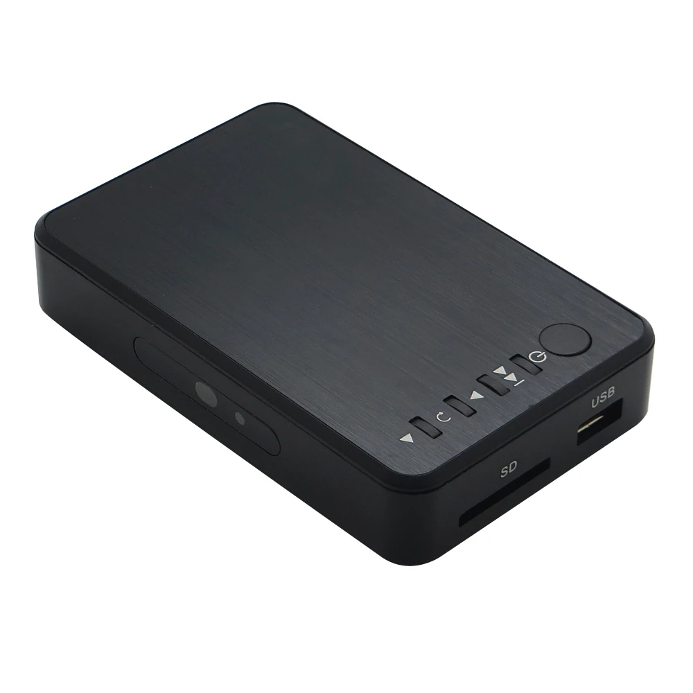 Ǯ HD ̴ ڵ  HDD ̵ ÷̾, SD/U ũ AV/VGA SD  , MKV RMVB WMV, 1080P