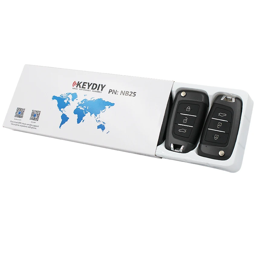 Многофункциональный пульт дистанционного управления KEYDIY NB25 для KD900 KD900+ URG200 KD-X2 5 функций в одном ключе