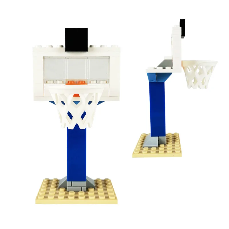  Basketball Stand Building Blocks MOC Accessories Basket Court Compatible Legoingly Bricks DIY Kits Toys For Children (3)
