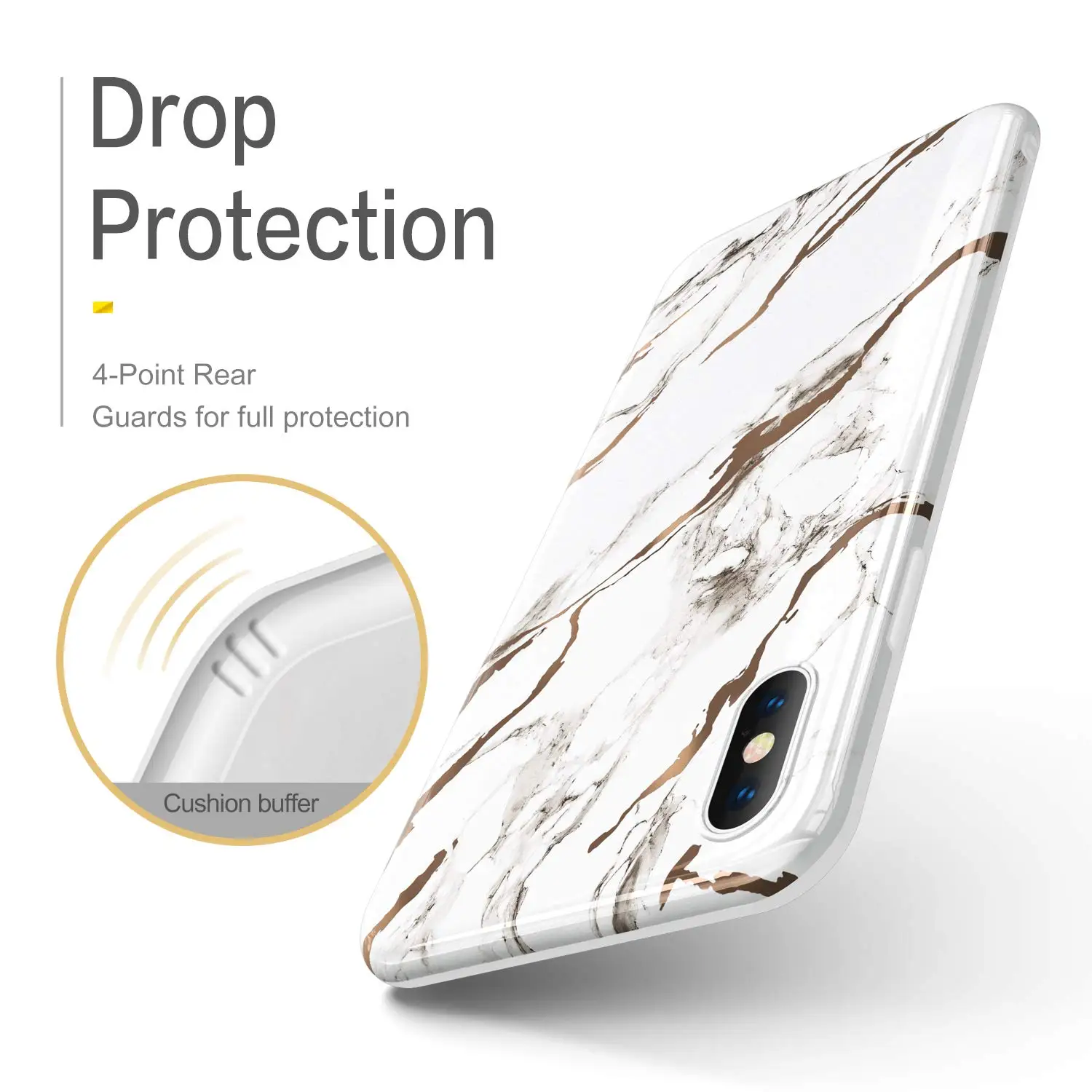 Мраморный чехол для телефона iPhone Xs X 7 8 6S Plus ультратонкий глянцевый мягкий ТПУ