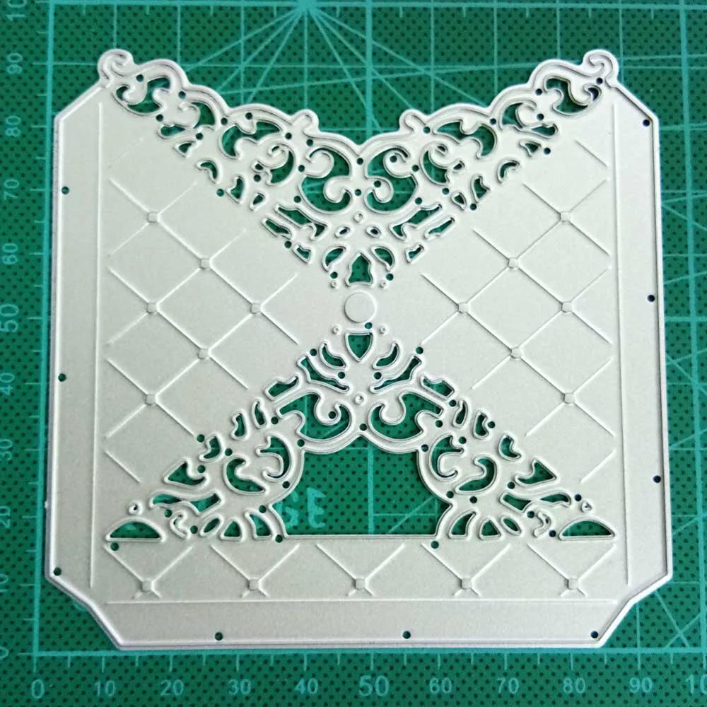 

Lace Card Cover Frame Metal Die cutting dies For DIY Scrapbooking Photo Album Decorative Embossing Dies Folder Stencils 2019 New