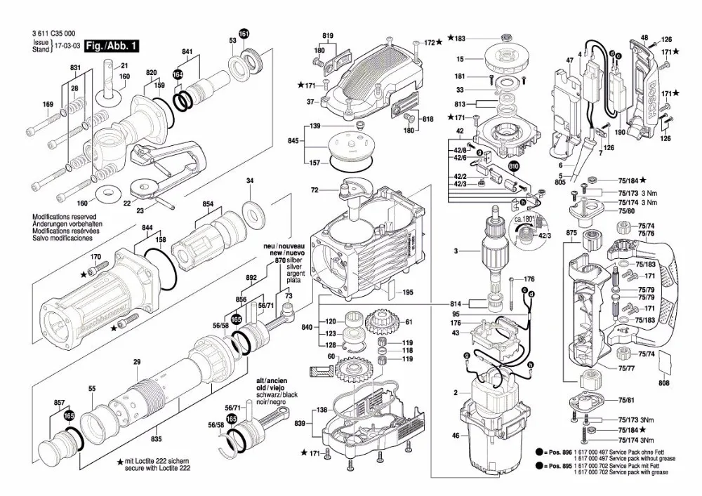 Переменный ток 220 В/240 В арматура ротора Замена для BOSCH GSH16 GSH 16 GSH16-28 GSH 16-28 отбойный молоток Электрический запчасти