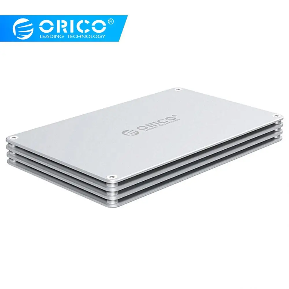 ORICO 2,5 дюйма DIY HDD корпус SATA к USB3.0 Тип-C Алюминий корпус для жесткого диска внешний Тип C HDD корпус для HDD samsung Seagate