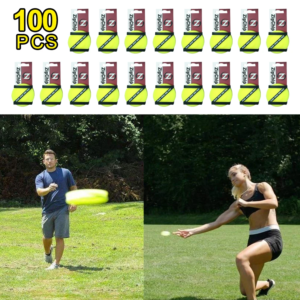 

100 PCS Mini Pocket Flexible Flying Silicone Disc Soft New Spin in Catching Game The Playing Fingertip toy