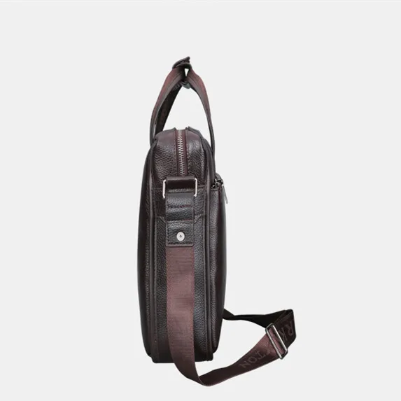 Гарантия натуральная коровья кожа мужской деловой портфель модные мужские кожаные сумки 1" Сумка для ноутбука отличное качество мужская сумка